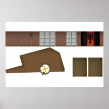 Omnipotent Alien Judge Court Room Diorama