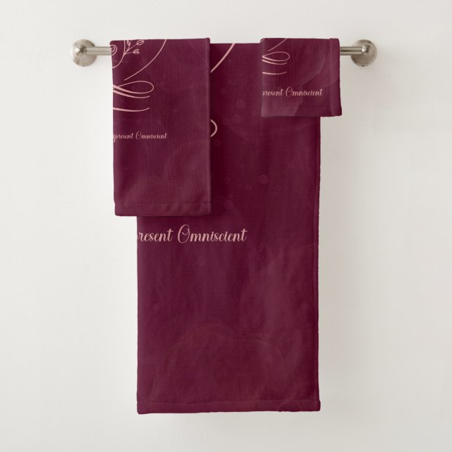 Omnipotent (Love Letter Collection) Bath Towel Set (Insitu)