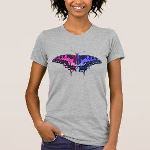 Omnisexual Pride Flag Swallowtail Butterfly T-Shirt