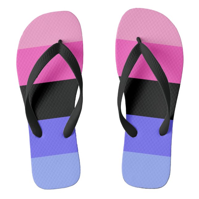 Omnisexual Pride Flag Thongs (Footbed)