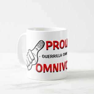 Omnivore slogan coffee mug