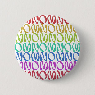 OMNOMNOMNOM 3 Rainbow 1 6 Cm Round Badge