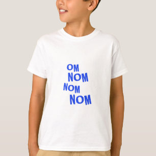 omnomnomnom_blue T-Shirt