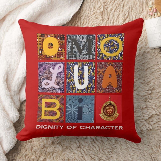 Omoluabi throw pillow (Blanket)