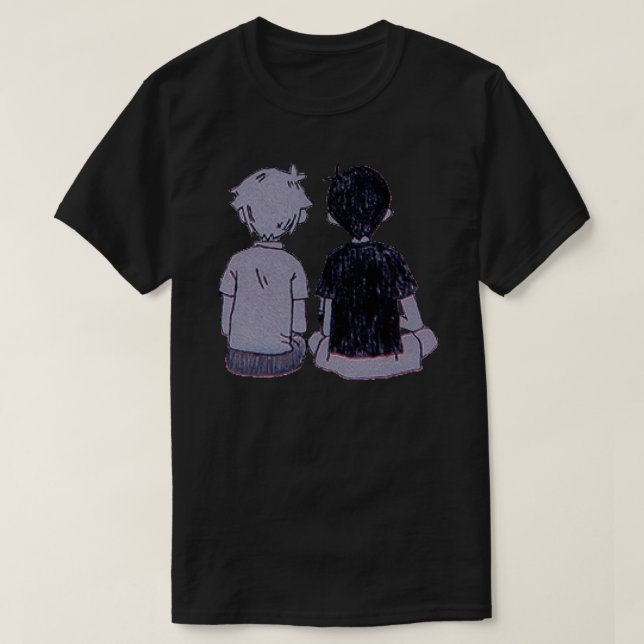 Omori sunny and basil Sticker.png T-Shirt (Design Front)