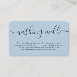 Omphalodes Blue Wishing Well Enclosure Card
