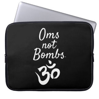 Oms Not Bombs™ Om Logo Laptop Sleeve