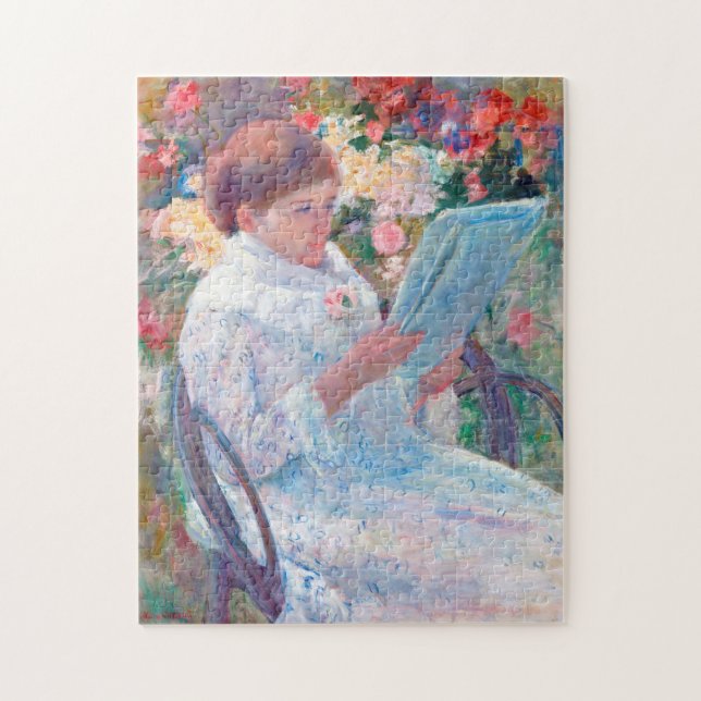 On a Balcony, Mary Cassatt Jigsaw Puzzle (Vertical)