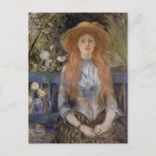 On a Bench by Berthe Morisot Postcard