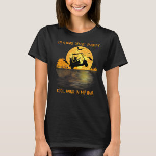 On A Dark Desert Fairway Golf Witch Cool Wind In M T-Shirt