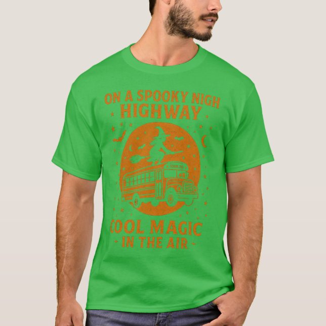 On a Dark Desert Highway, Cool Wind in My Hair T-Shirt (Front)