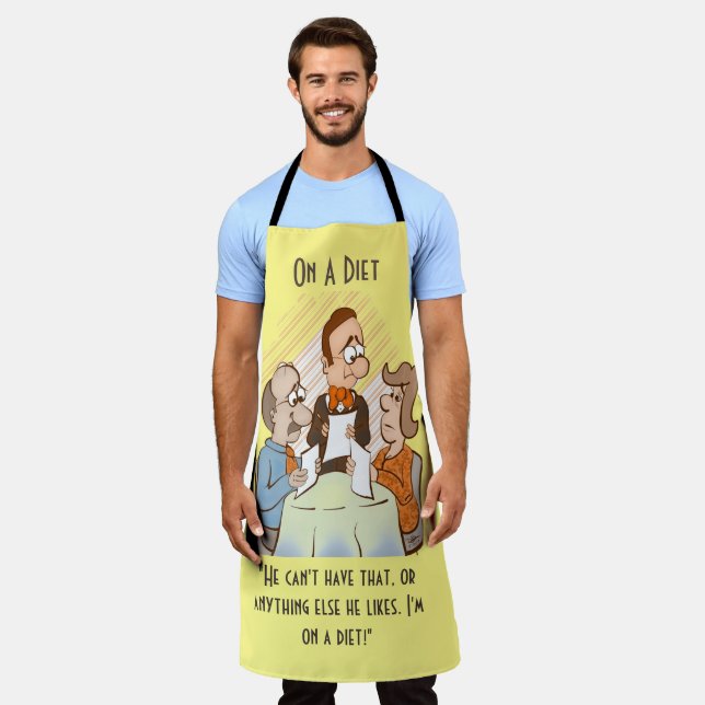 On A Diet Apron (Worn)
