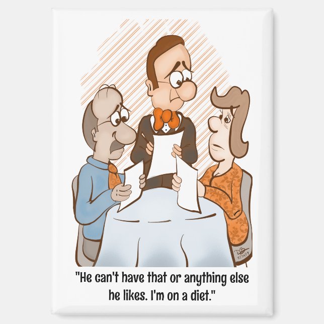 On A Diet Magnet (Front)