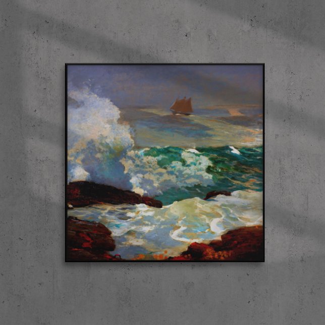 On a Lee Shore Winslow Homer 1900 Poster (Creator Uploaded)