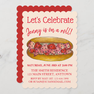On a (Lobster) Roll Congratulations Celebration Invitation