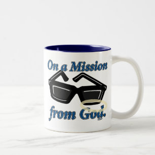 On a Mission from God Two-Tone Coffee Mug