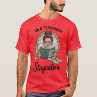 On a Permanent Staycation friends boy T-Shirt