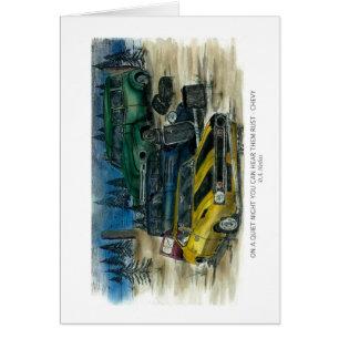 ON A QUIET NIGHT YOU CAN HEAR THEM RUST - CHEVY w-