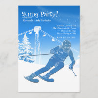 On A Run Skiing Invitation