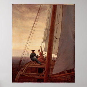 On a Sailing Ship Poster