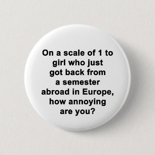 On a Scale of 1 to... 6 Cm Round Badge