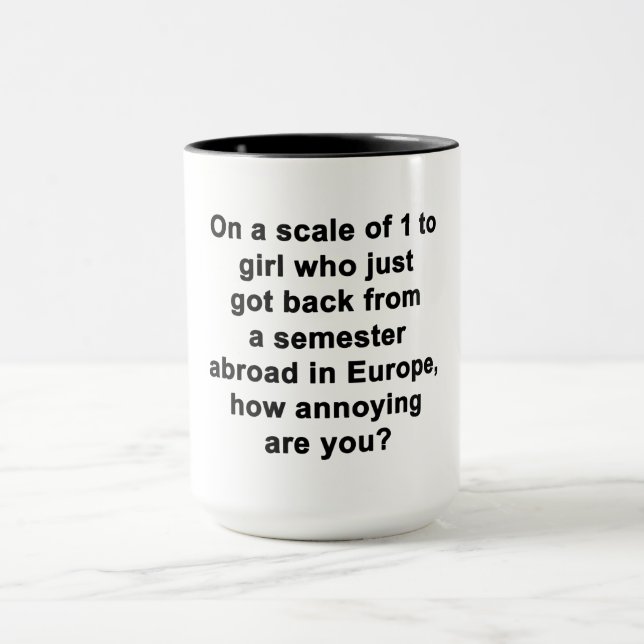 On a Scale of 1 to... Mug (Center)