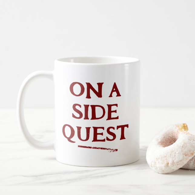 On A Side Quest Mug (With Donut)
