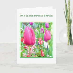 On a Special Person's Birthday...religious Card