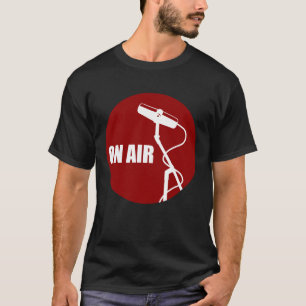 On Air Radio Podcast Microphone Podcasting Hosting T-Shirt