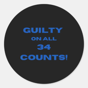 On All &#; Counts! Classic Round Sticker