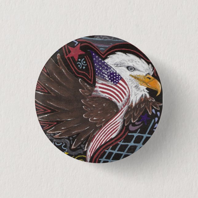 On American Wings Button (Front)