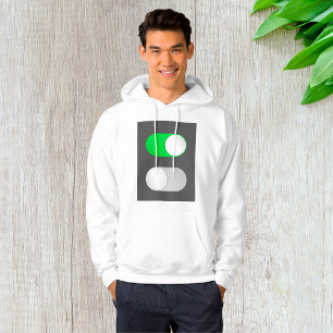 On And Off Mens Hoodie