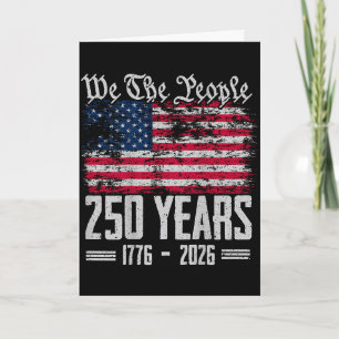 (on back) 250 years american 250th anniversary us card