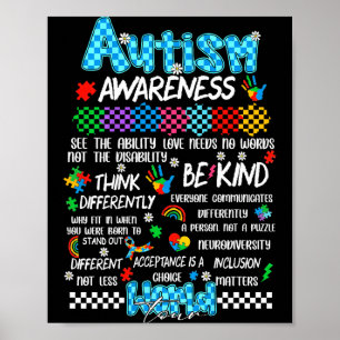 (on Back) Autism Awareness World Tour Love Needs N Poster