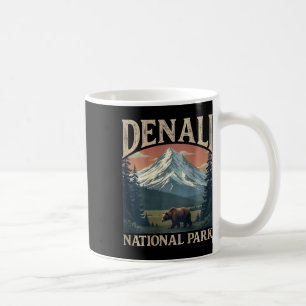 (on Back)denali Mountain Peak Elevation Alaska Nat Coffee Mug