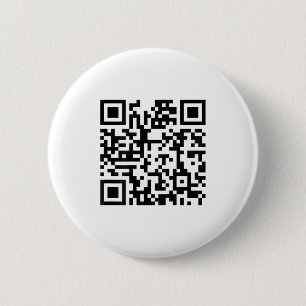 (on Back) Funny Qr Fck You Code Middle Finger Sayi 6 Cm Round Badge