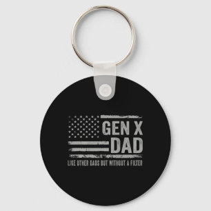 On Back Gen X Dad Like Other Dads But Without A Key Ring