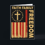 On-back Patriotic Christian Faith Family Freedom G Card<br><div class="desc">On-back Patriotic Christian Faith Family Freedom God Country</div>