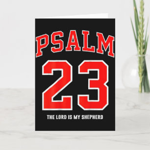 (on Back) Psalm 23 The Lord Is My Shepherd  Card