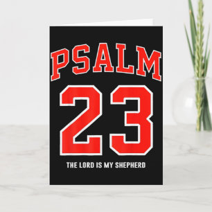 (on Back) Psalm 23 The Lord Is My Shepherd  Card
