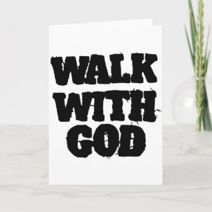 On Back Walk With Jesus God Christian Men Women Sa Card