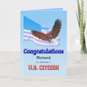 On becoming a US citizen Card