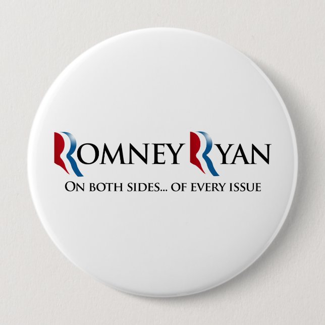 ON BOTH SIDES OF EVERY ISSUE.png 10 Cm Round Badge (Front)