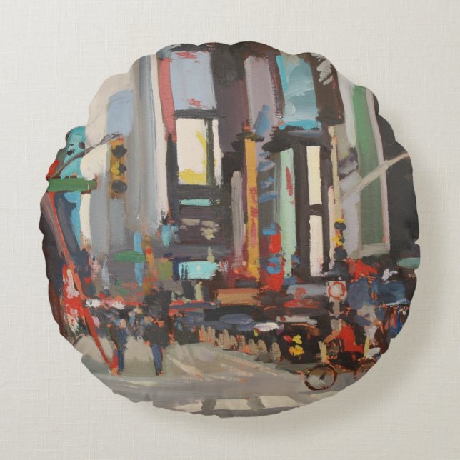 On Broadway 2012 Round Cushion (Front)