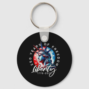 On Ck Statue Of Liberty 250 Years 1776-2026 250th Key Ring
