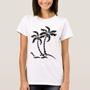 On Ck Tropical Palm Trees Graphic Beach Vacation S T-Shirt