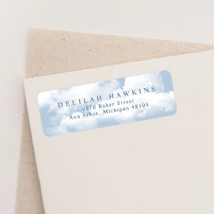 On Cloud Nine Bachelorette Weekend Return Address Label