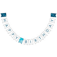 On Cloud Nine Blue Happy Birthday Party Decor