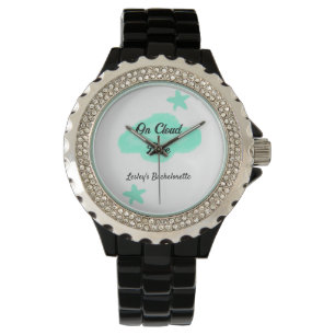 On Cloud nine pastel green clouds star bachelorett Watch