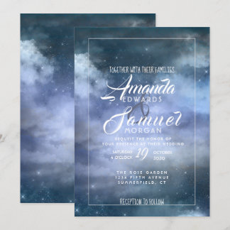On Cloud Nine Wedding Invitation